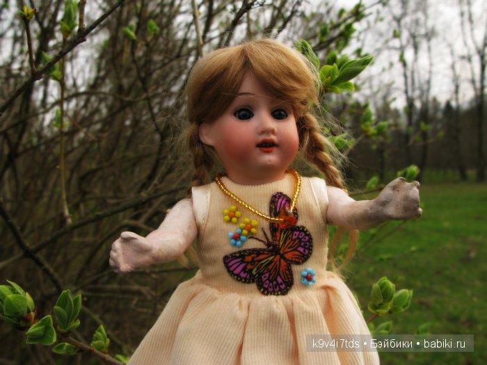 Лулу - маленькая чаровница. Антикварная кукла от Armand Marseille