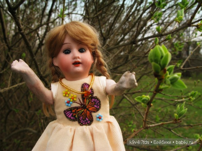 Лулу - маленькая чаровница. Антикварная кукла от Armand Marseille