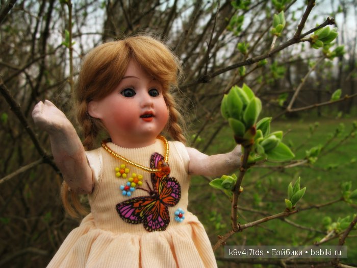 Лулу - маленькая чаровница. Антикварная кукла от Armand Marseille