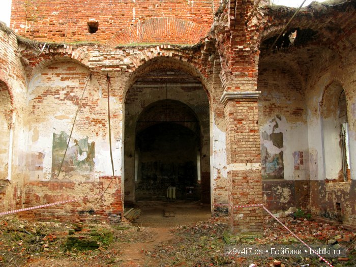 Свет разрушенного храма. Троицкая церковь, село Заборовье, Калининский район Тверской области