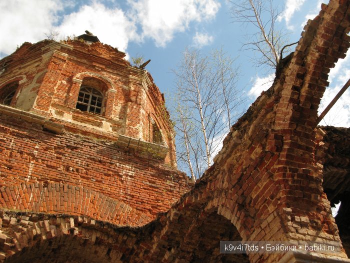 Свет разрушенного храма. Троицкая церковь, село Заборовье, Калининский район Тверской области