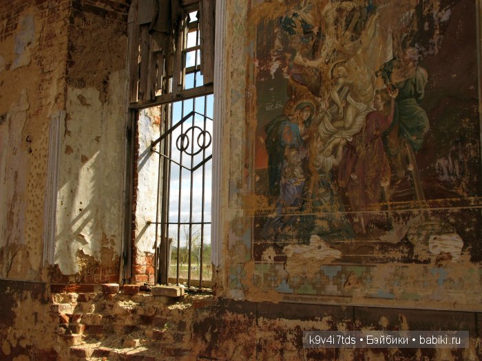 Свет разрушенного храма. Троицкая церковь, село Заборовье, Калининский район Тверской области