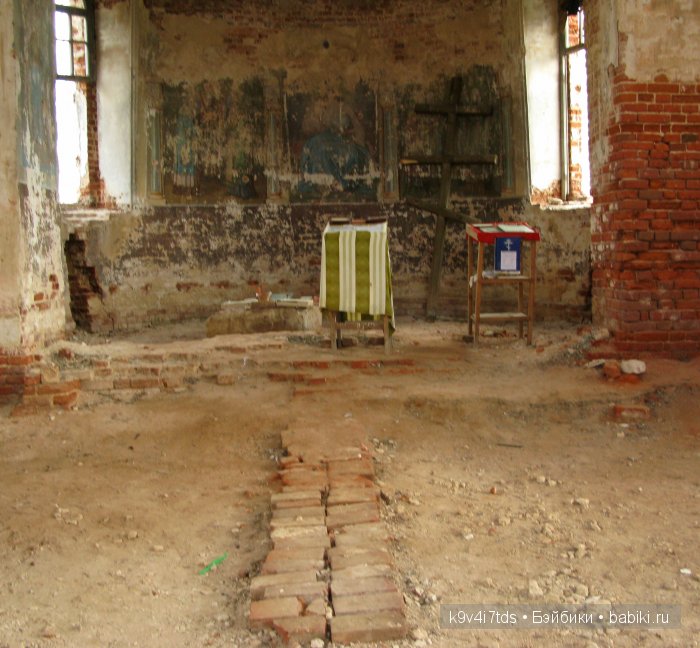 Свет разрушенного храма. Троицкая церковь, село Заборовье, Калининский район Тверской области