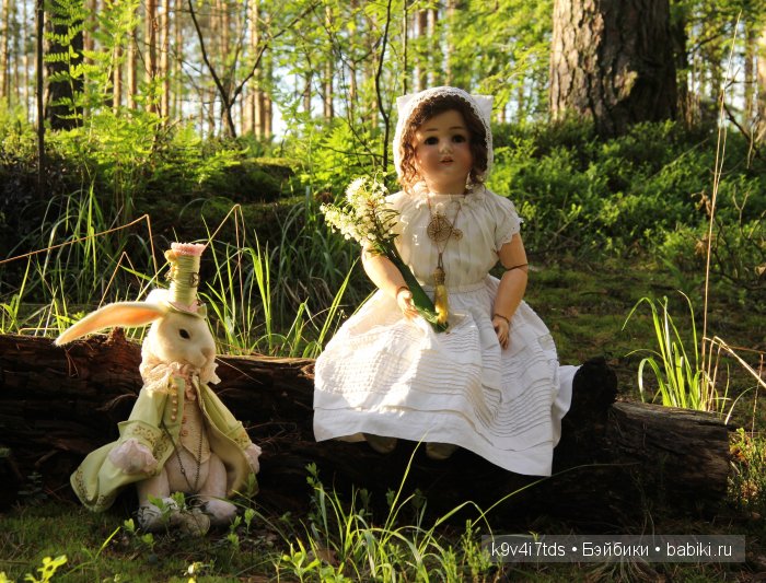 антикварная кукла