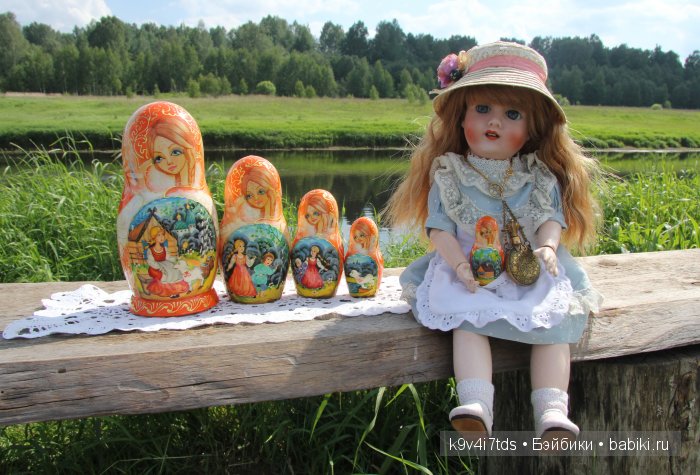 антикварная кукла