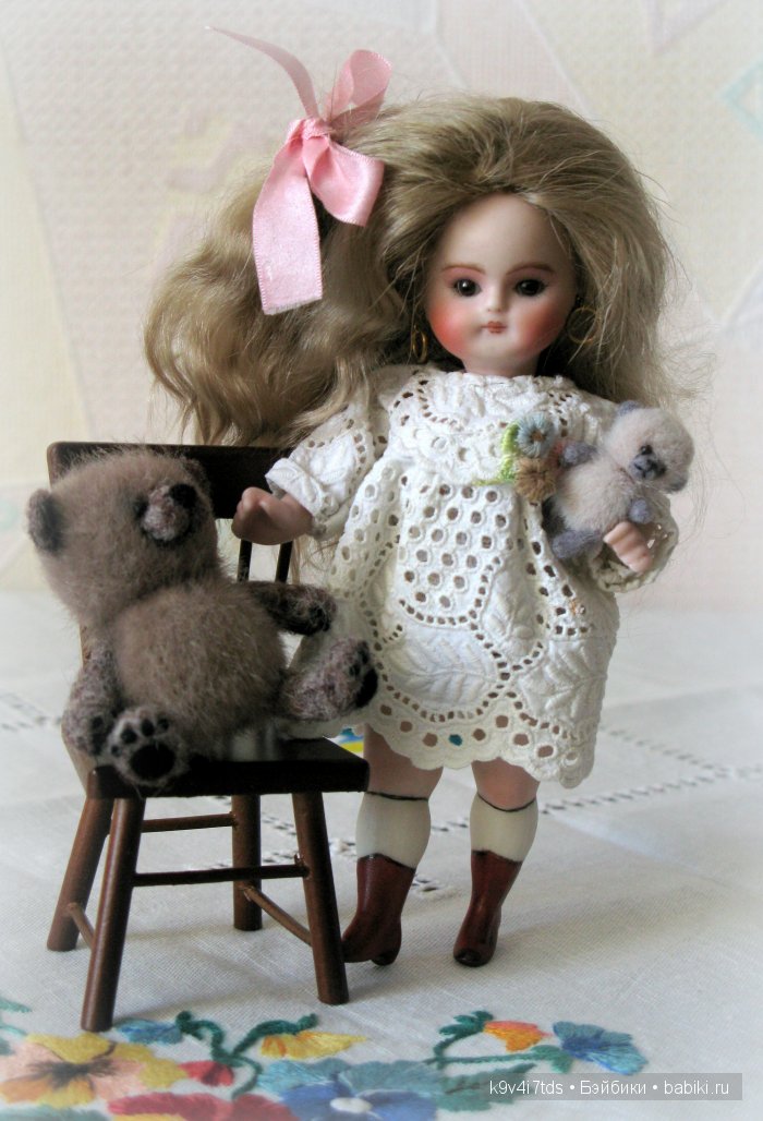 реплика французской куклы миньонетты