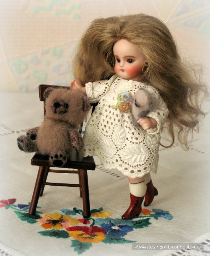 реплика французской куклы миньонетты