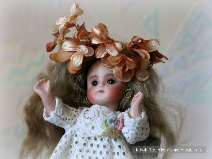 реплика французской куклы миньонетты