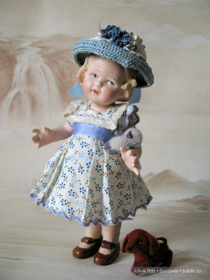 Реплика с известной антикварной куколки фирмы Gebrüder Heubach