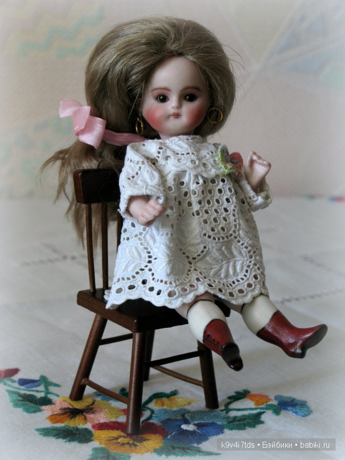 реплика французской куклы миньонетты