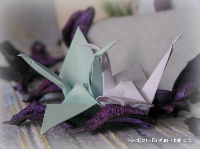 оригами журавлик