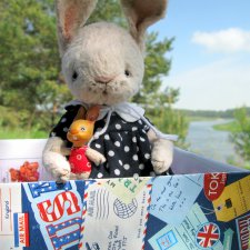 Заюшка Таточка. Авторская ручная работа Труничевой Ирины