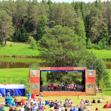 "Троицкие гуляния" в Василёво, 2018 год. Архитектурно-этнографический музей под открытым небом Василёво