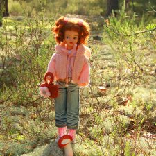 Осенняя прогулка Tammy в лесу