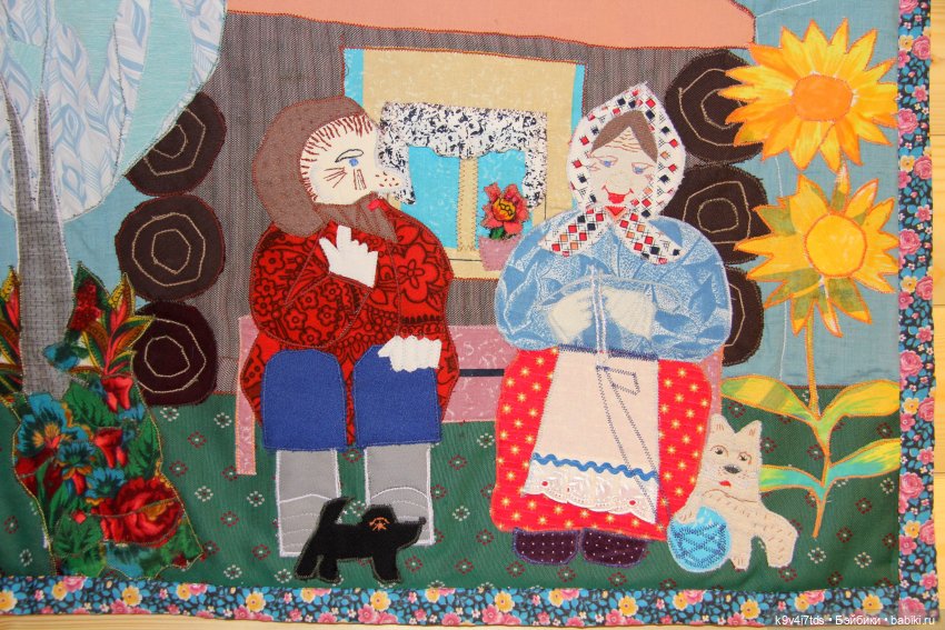 Платье красно, за реку видно