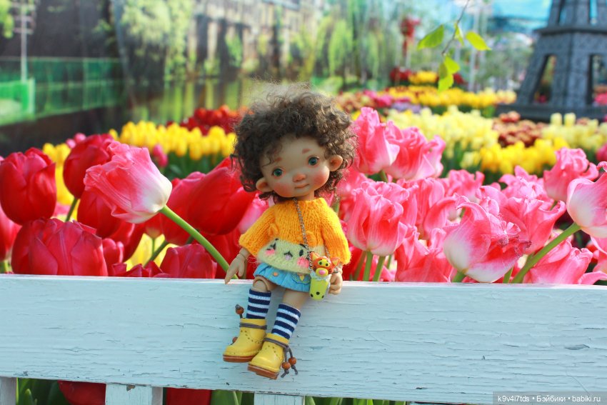 Маленький Париж. Выставка тюльпанов в г. Твери