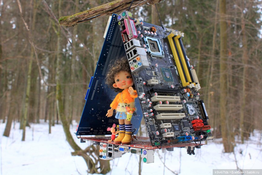 Ириска встречает Весну. Nia © [Toffee]