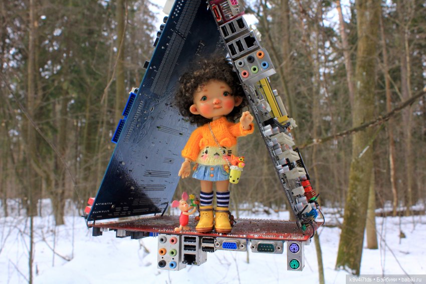 Ириска встречает Весну. Nia © [Toffee]