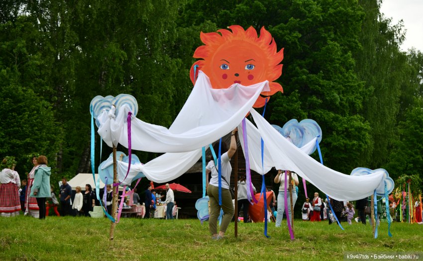 "Троицкие гуляния" в Василёво 2022 год, "В Троицкий венок всяк вплетай свой цветок", продолжение