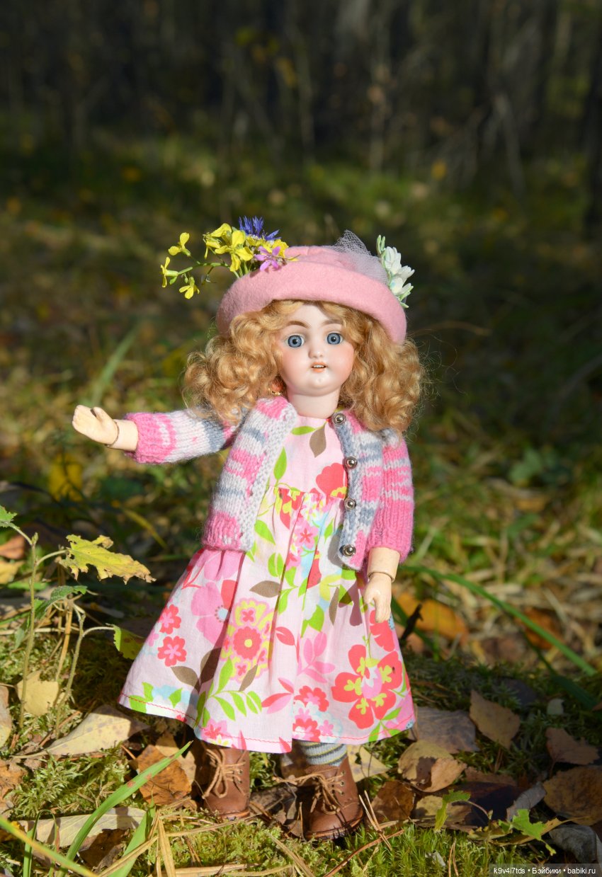 Симона и мишка Альфонсо — Антикварные куклы Simon & Halbig (S&H): Симон Хальбиг