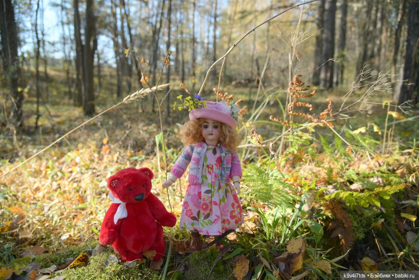 Симона и мишка Альфонсо — Антикварные куклы Simon & Halbig (S&H): Симон Хальбиг