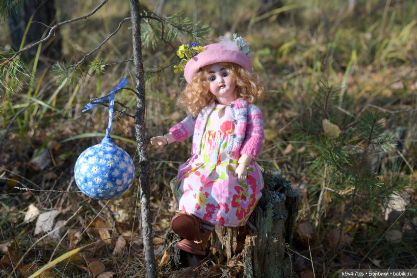 Симона и мишка Альфонсо — Антикварные куклы Simon & Halbig (S&H): Симон Хальбиг