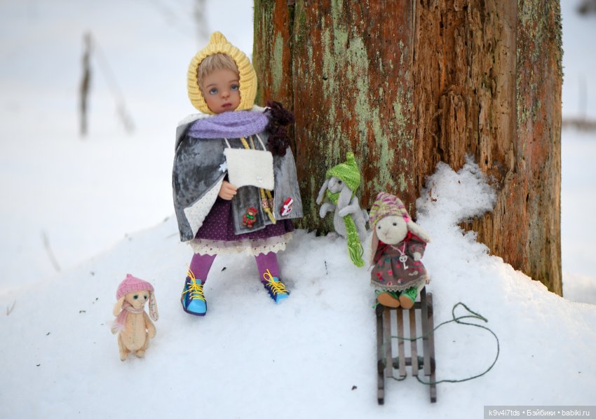 Алеся и Зимний Лес — Куклы Sylvia Natterer (Сильвия Наттерер): Gotz (фото 5)