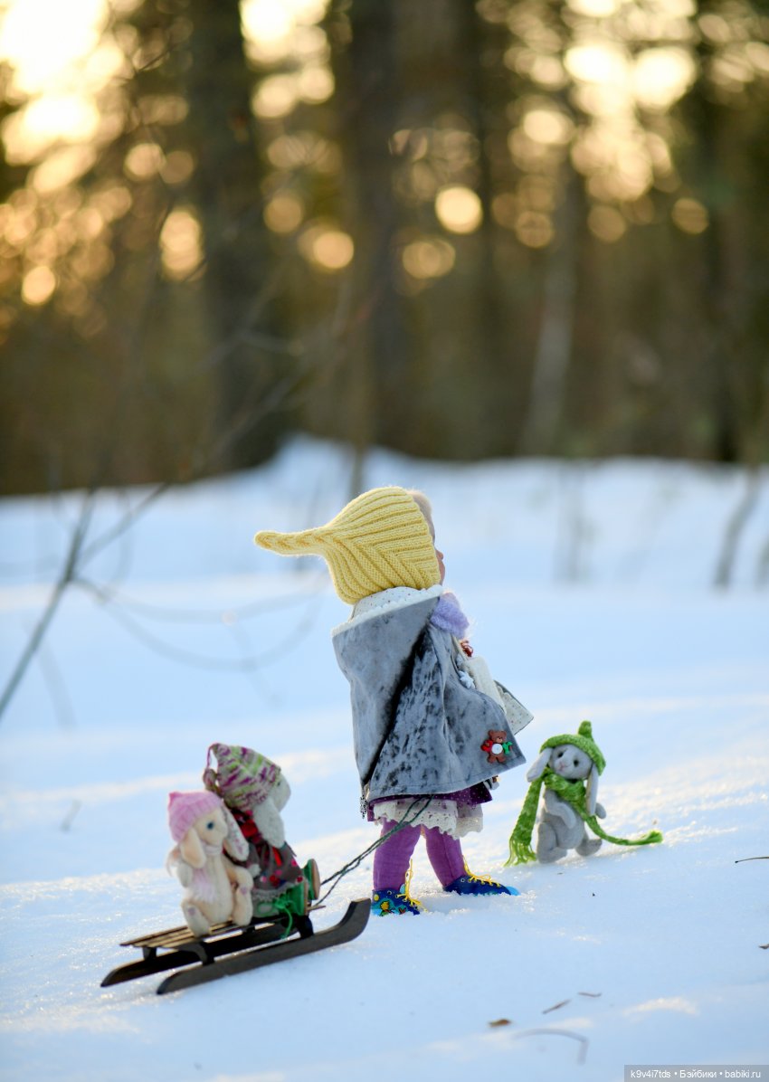 Алеся и Зимний Лес — Куклы Sylvia Natterer (Сильвия Наттерер): Gotz (фото 4)