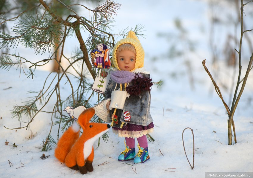 Алеся и Зимний Лес — Куклы Sylvia Natterer (Сильвия Наттерер): Gotz (фото 3)