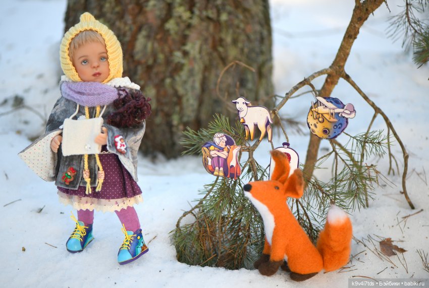 Алеся и Зимний Лес — Куклы Sylvia Natterer (Сильвия Наттерер): Gotz