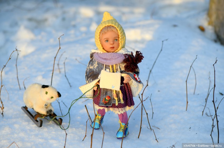 Алеся и Зимний Лес — Куклы Sylvia Natterer (Сильвия Наттерер): Gotz (фото 8)
