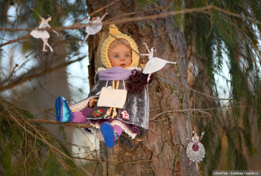 Алеся и Зимний Лес — Куклы Sylvia Natterer (Сильвия Наттерер): Gotz (фото 7)
