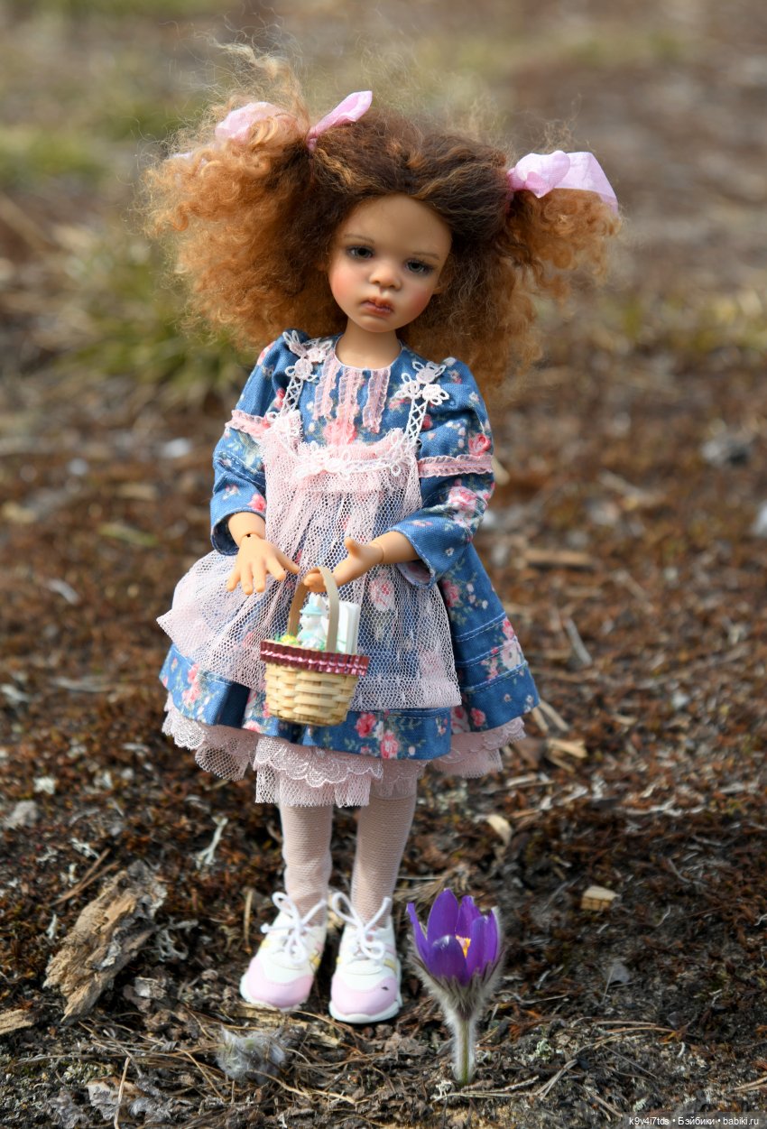 Пасхальная прогулка Имани. Mini Imani, автор Kaye Wiggs