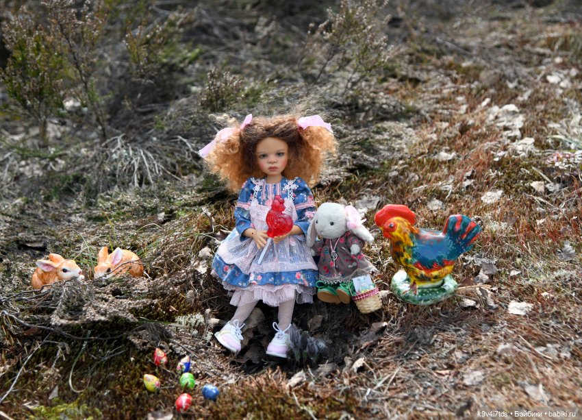 Пасхальная прогулка Имани. Mini Imani, автор Kaye Wiggs