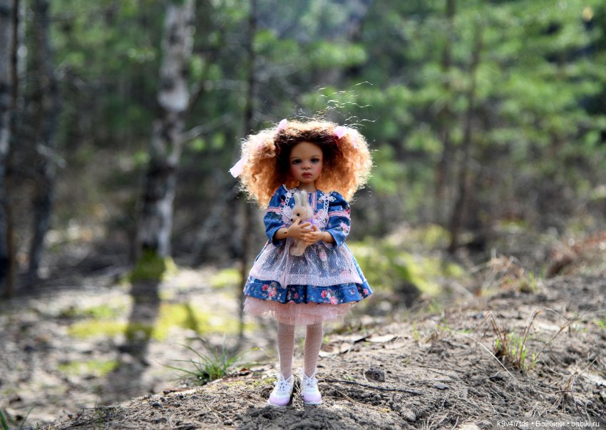 Пасхальная прогулка Имани. Mini Imani, автор Kaye Wiggs