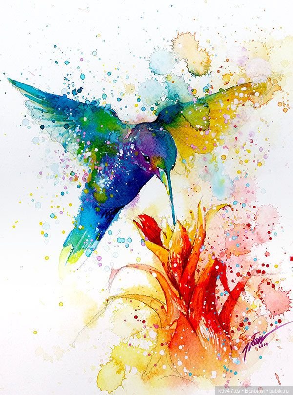 Акварельные картины Tilen Ti