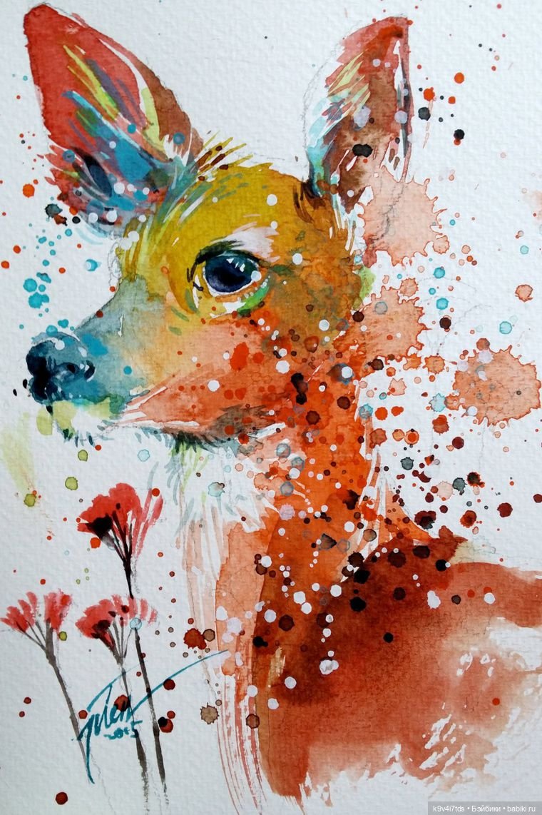 Акварельные картины Tilen Ti