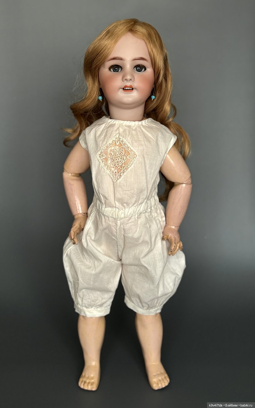 Элли в красивом платье — Антикварные куклы Jumeau (Жюмо): Tete Jumeau