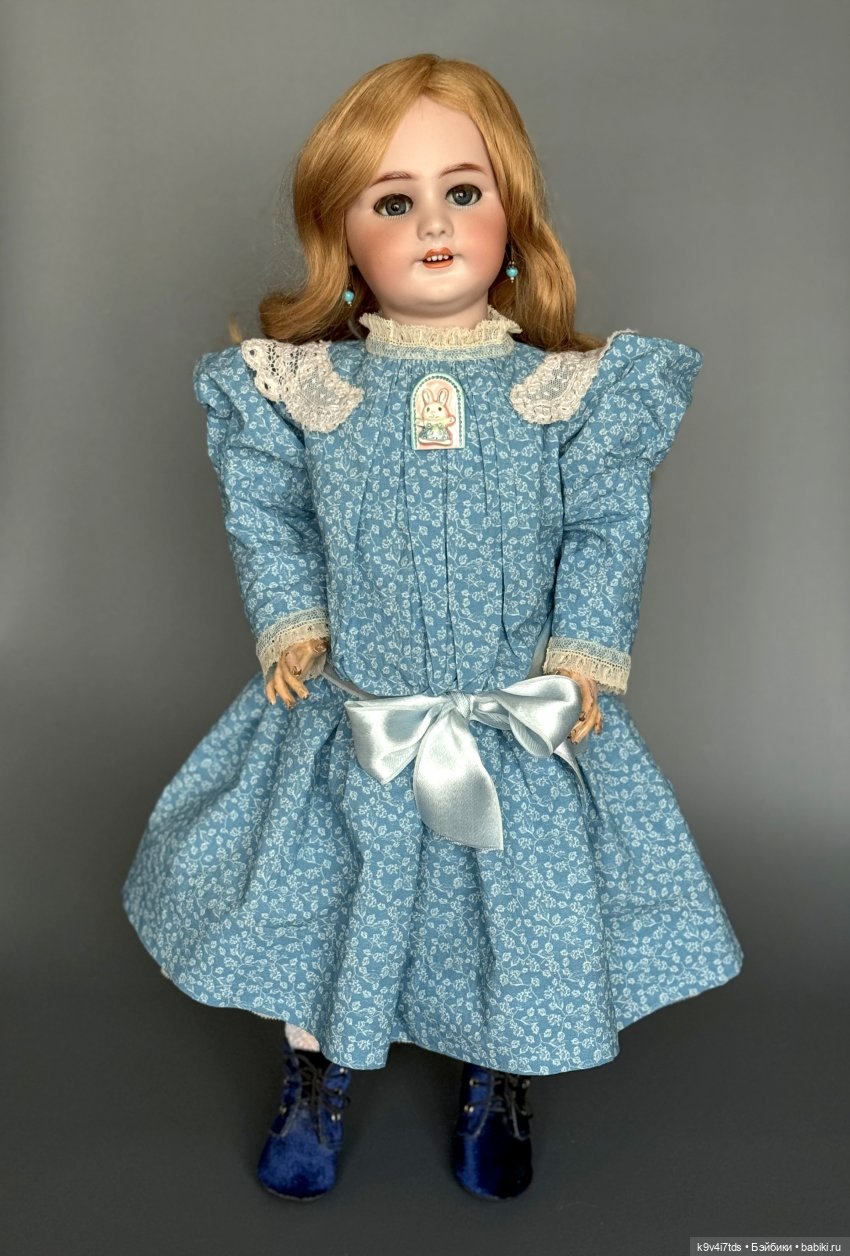 Элли в красивом платье — Антикварные куклы Jumeau (Жюмо): Tete Jumeau