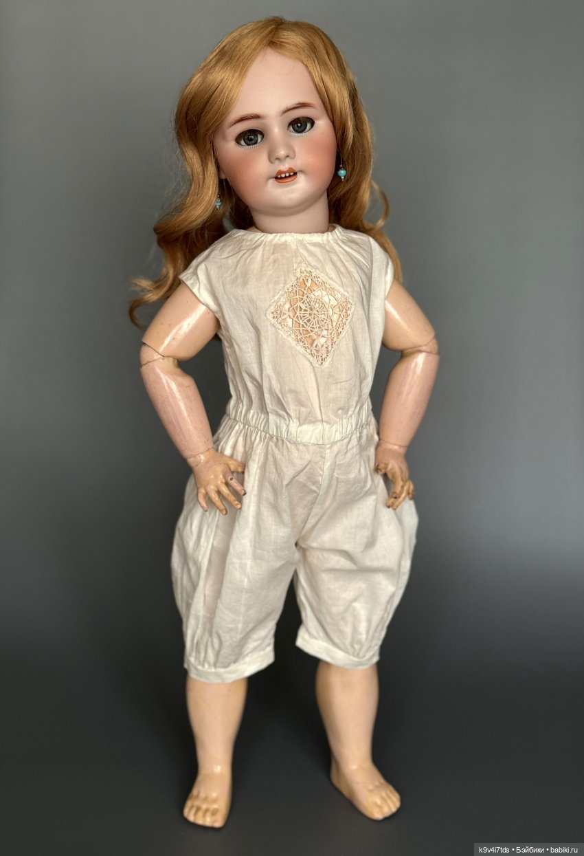 Элли в красивом платье — Антикварные куклы Jumeau (Жюмо): Tete Jumeau (фото 6)