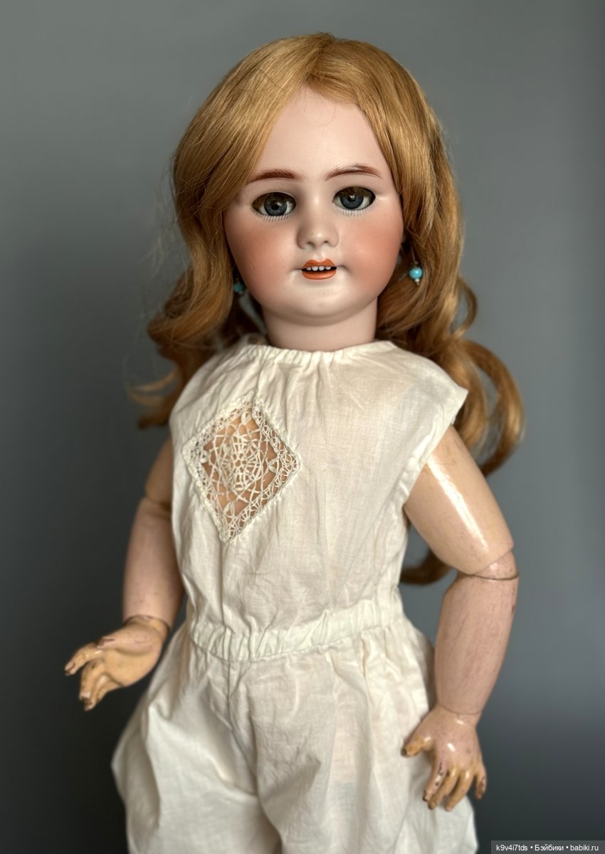 Элли в красивом платье — Антикварные куклы Jumeau (Жюмо): Tete Jumeau (фото 3)