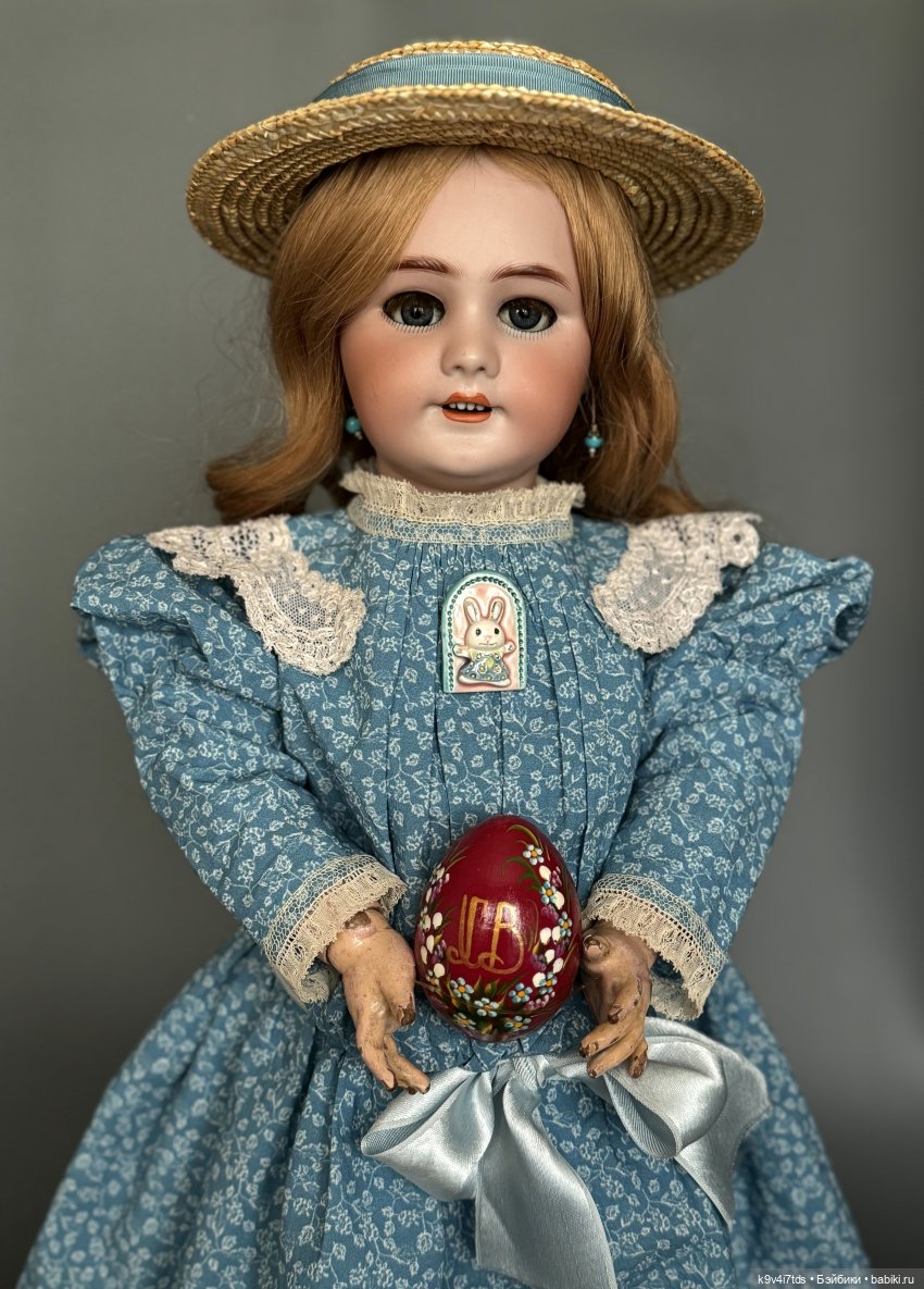 Элли в красивом платье — Антикварные куклы Jumeau (Жюмо): Tete Jumeau