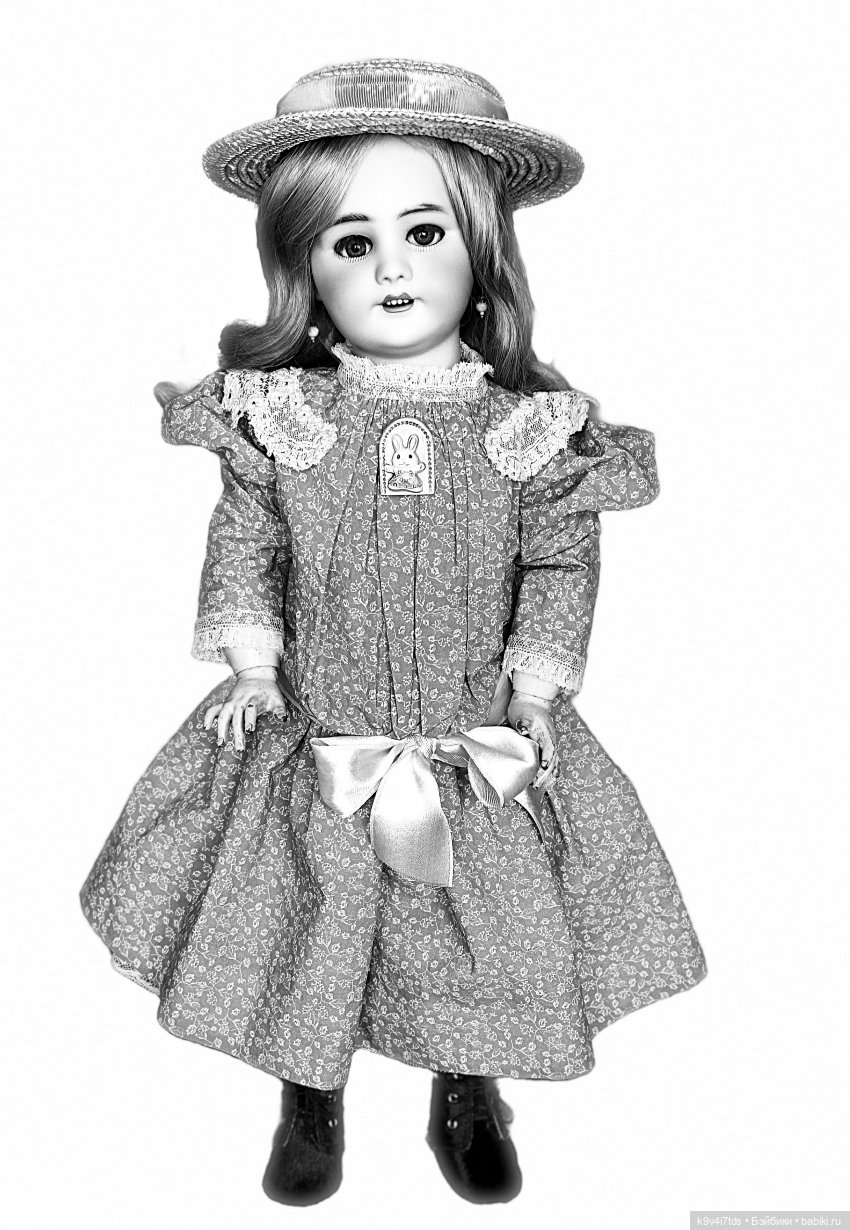 Элли в красивом платье — Антикварные куклы Jumeau (Жюмо): Tete Jumeau