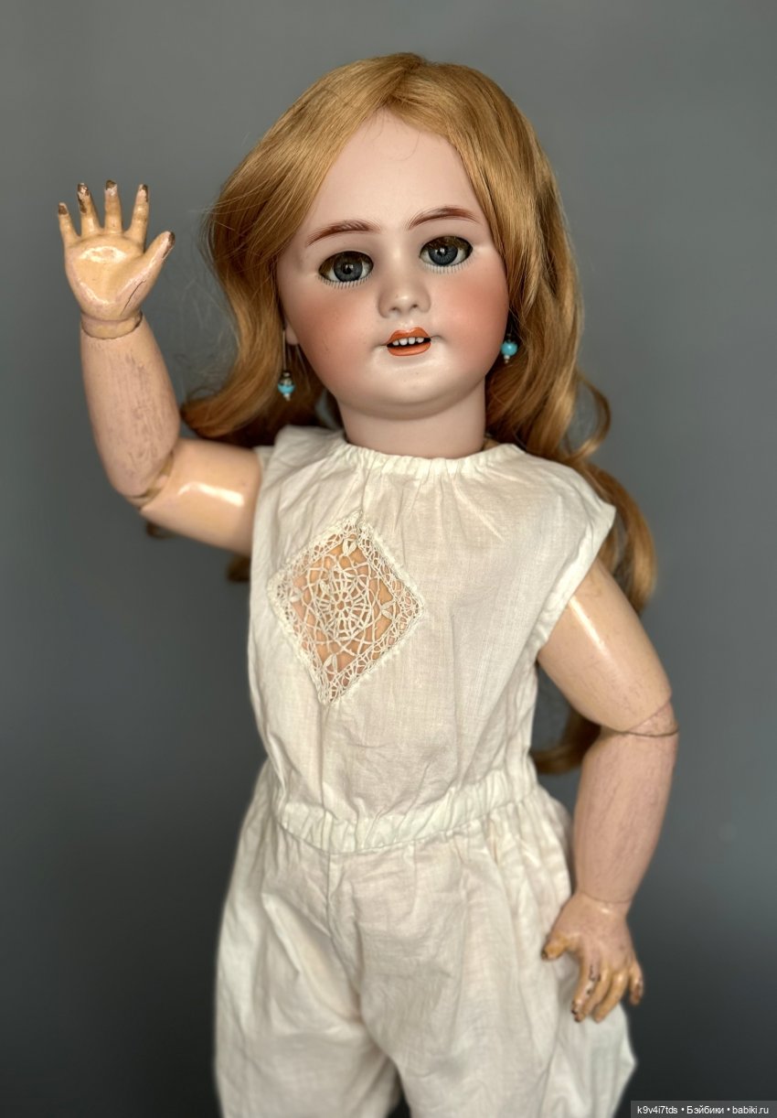 Элли в красивом платье — Антикварные куклы Jumeau (Жюмо): Tete Jumeau (фото 5)