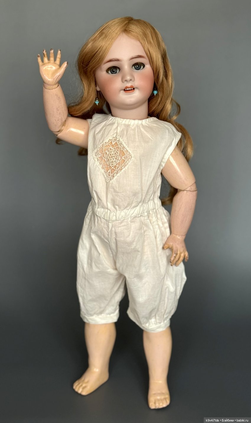 Элли в красивом платье — Антикварные куклы Jumeau (Жюмо): Tete Jumeau (фото 4)