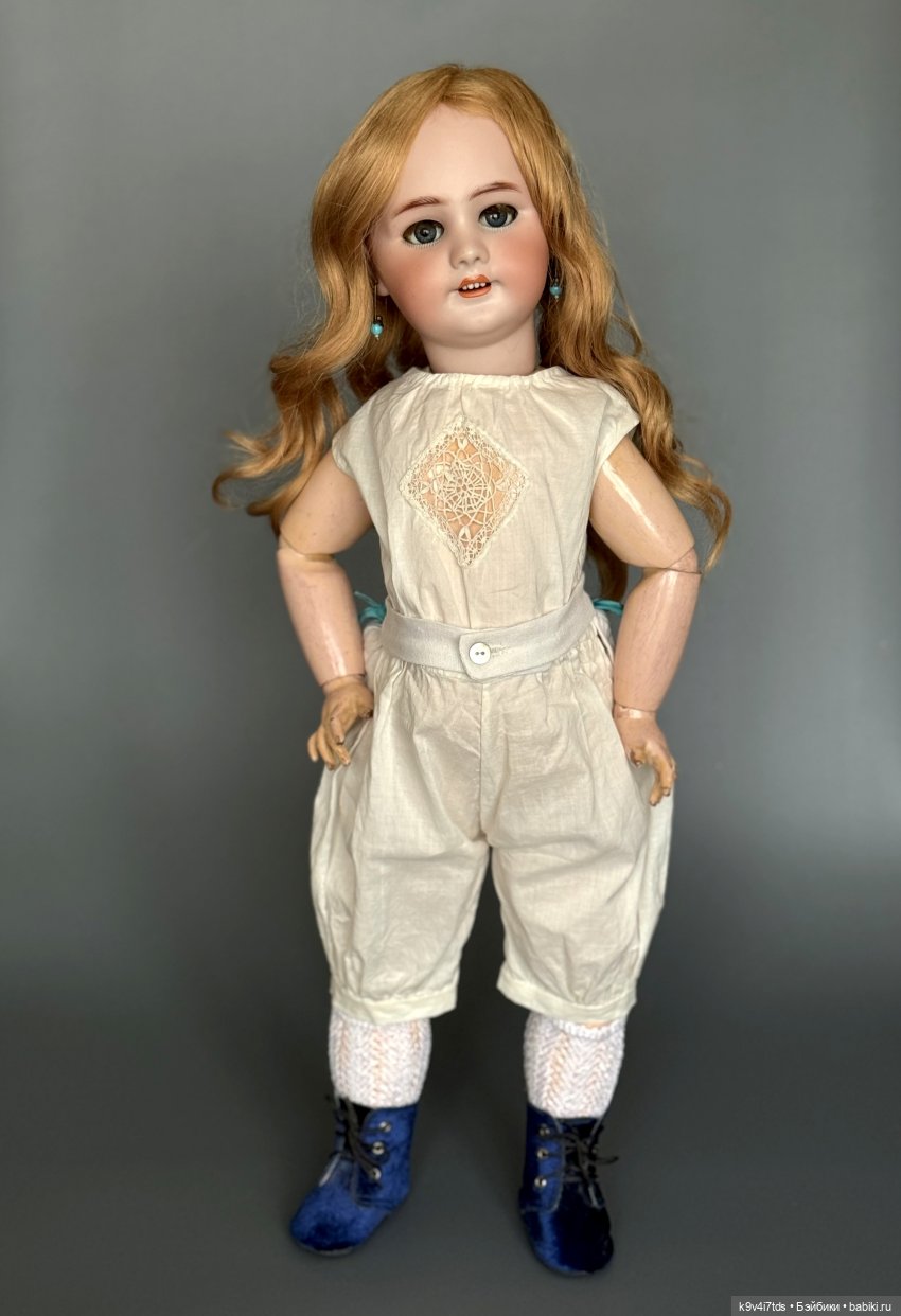 Элли в красивом платье — Антикварные куклы Jumeau (Жюмо): Tete Jumeau (фото 9)