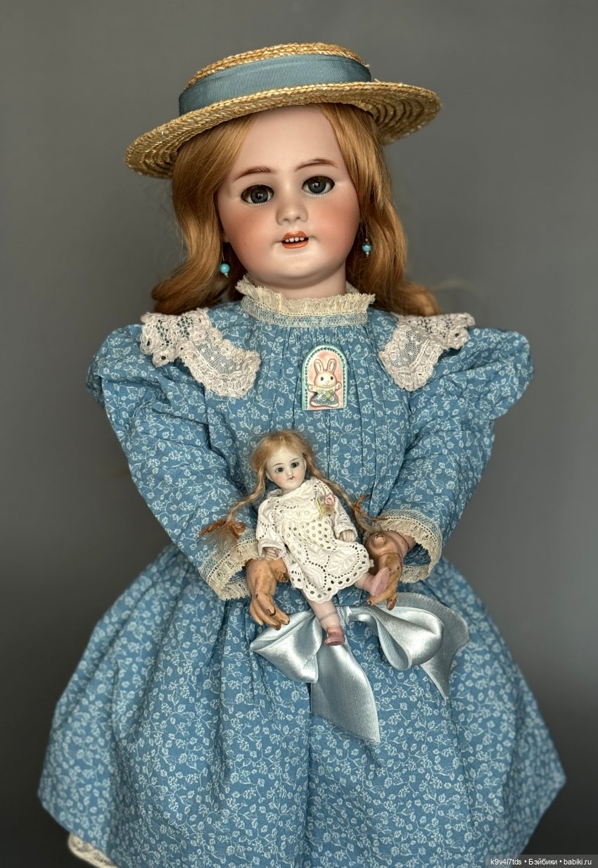 Элли в красивом платье — Антикварные куклы Jumeau (Жюмо): Tete Jumeau