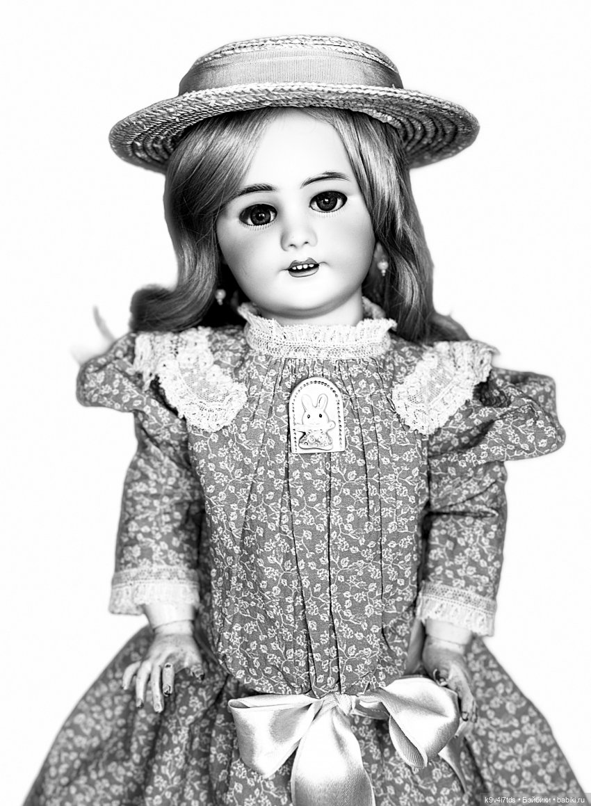 Элли в красивом платье — Антикварные куклы Jumeau (Жюмо): Tete Jumeau