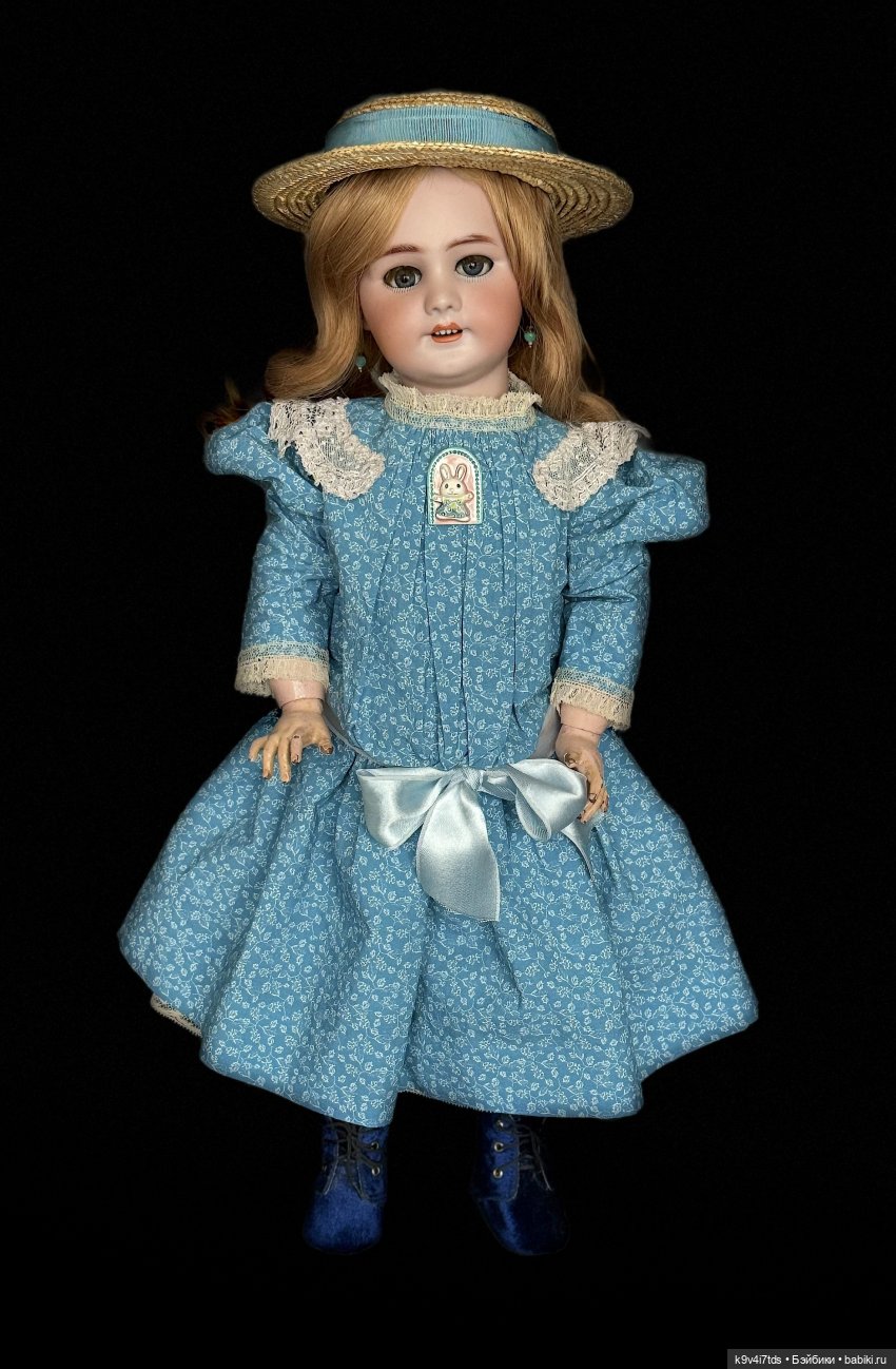 Элли в красивом платье — Антикварные куклы Jumeau (Жюмо): Tete Jumeau