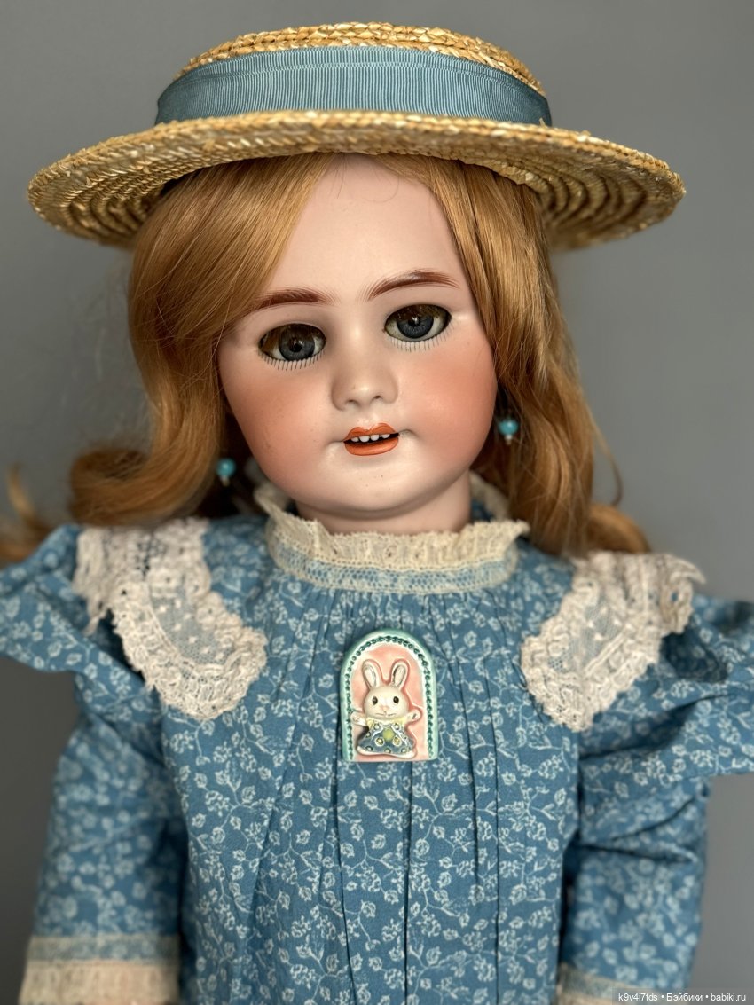 Элли в красивом платье — Антикварные куклы Jumeau (Жюмо): Tete Jumeau